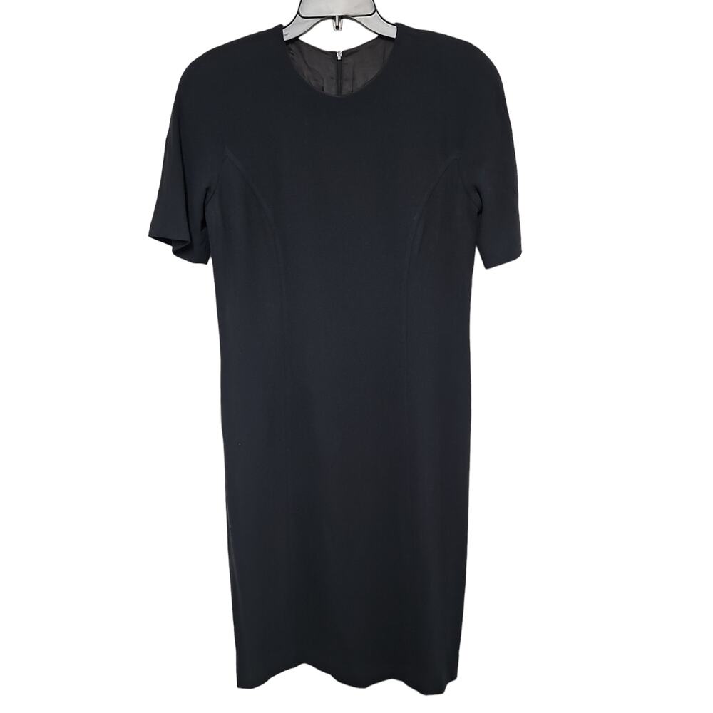 Doncaster Womens Dress sz 6 Midi Wool Blend Capsule Professional Corporate Goth